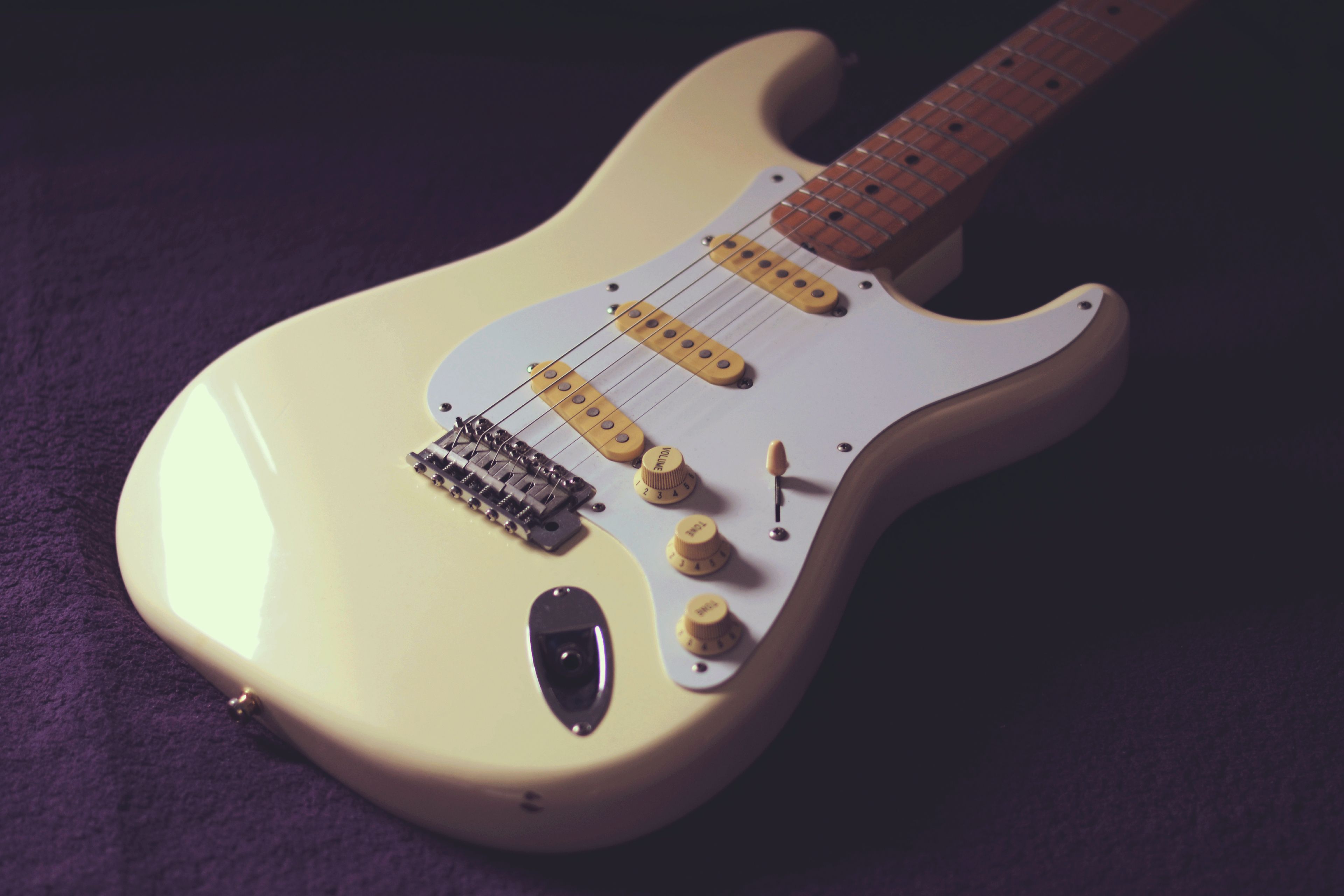 Mijn elektrische gitaar in sunburst